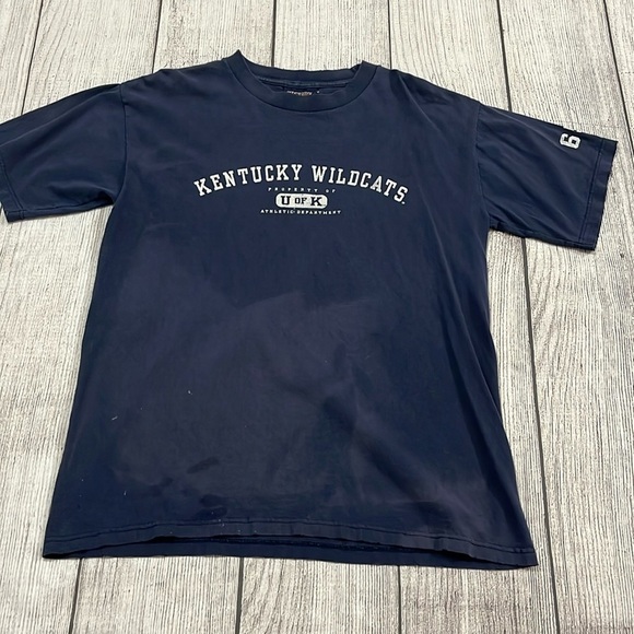 Vintage Jansport Kentucky Wildcats UK USA Made Crewneck Tshirt Size M - Picture 1 of 10